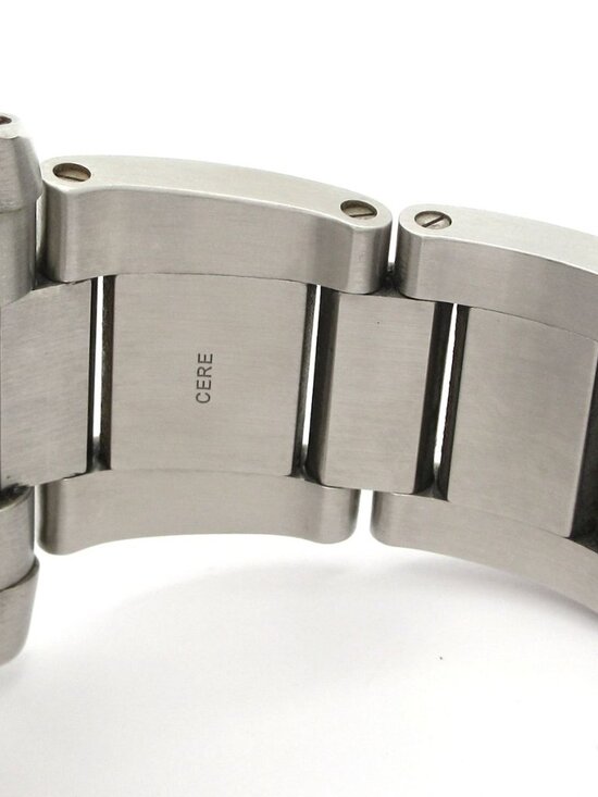 Cartier Watch Caliber de LM Back Slot SS Black